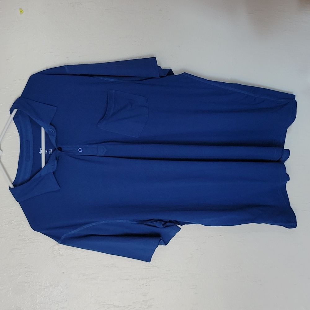 3/$20! Dip Blue Short Sleeve Polo XXL